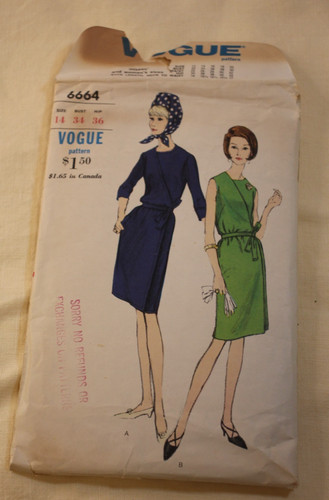 Vogue dress pattern - vogue, 6664