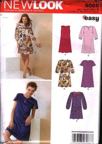 6068 vintage new look sewing - vintage,