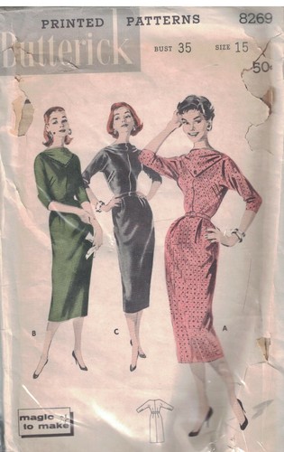 8269 vintage butterick sewing - 8269,