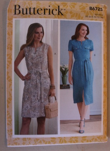 Butterick pattern b6725 misses - pattern,