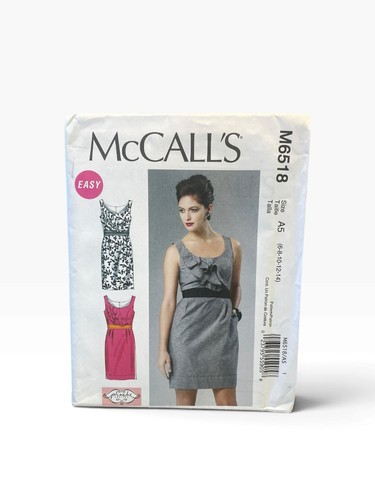Mccall m6518 dress pattern - m6518,